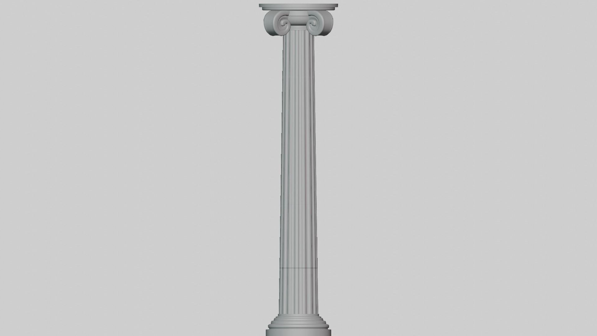 Roman Pillar Model  3D model_3
