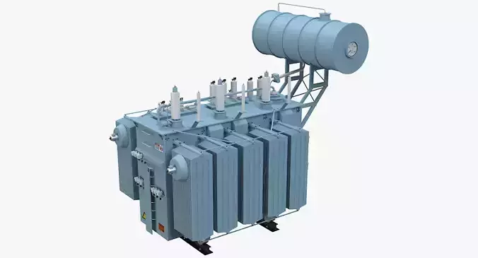 Electrical Power Transformer 3D model