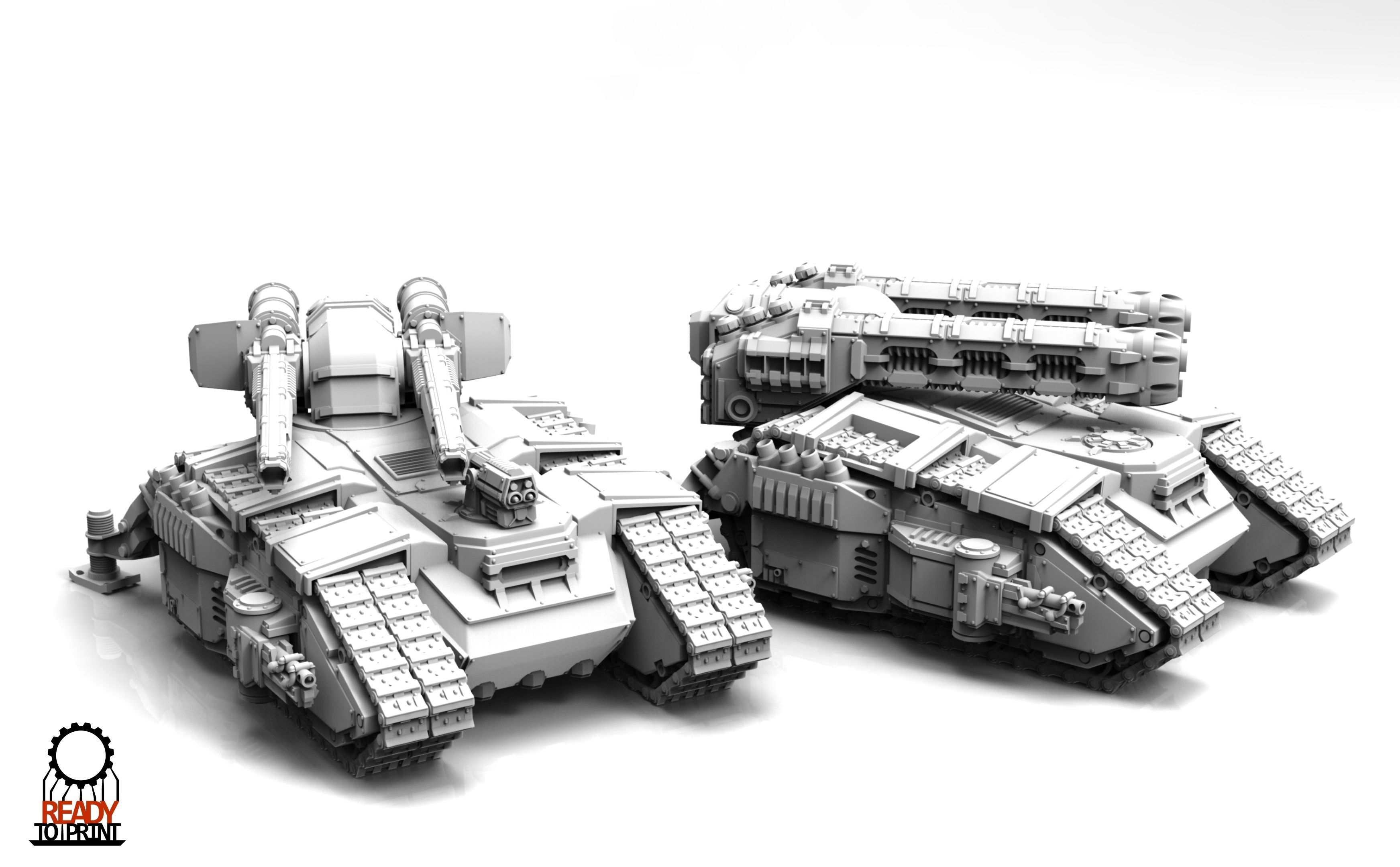 Tempest Legion and Black Knights - Skorpios Battle Tank 3D print model_3