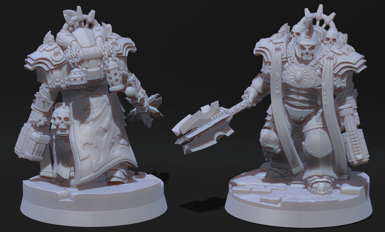 Tempest legion - War priests 3D print model_4