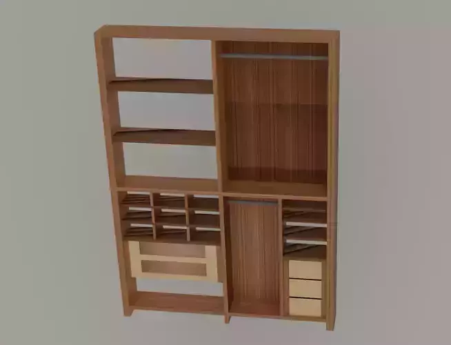modern wardobe 3d model