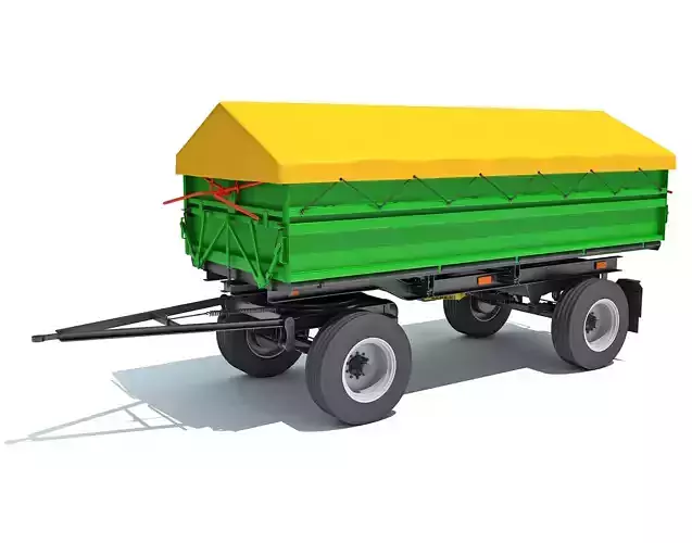 Farm Trailer 3D model