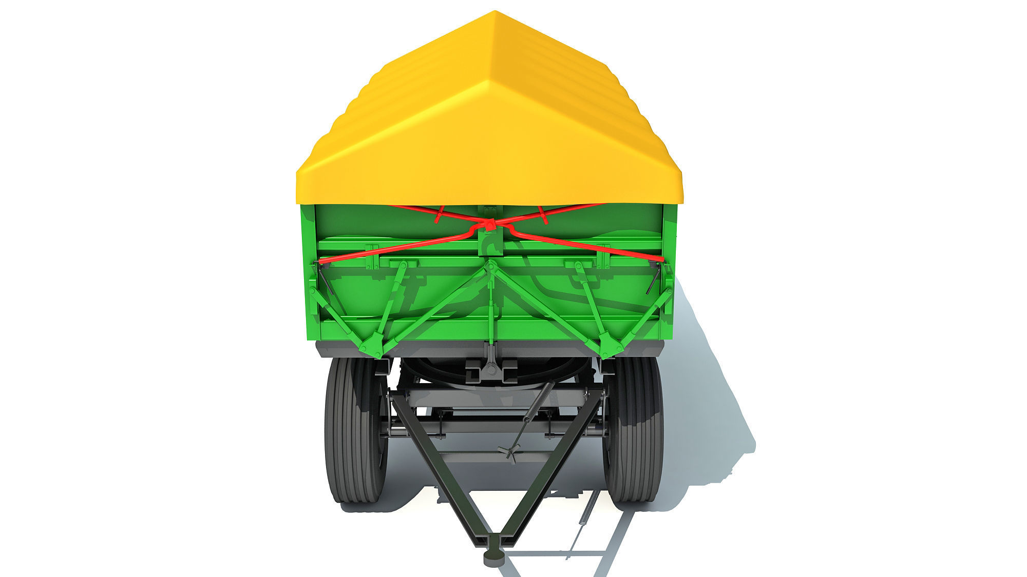Farm Trailer 3D model_11