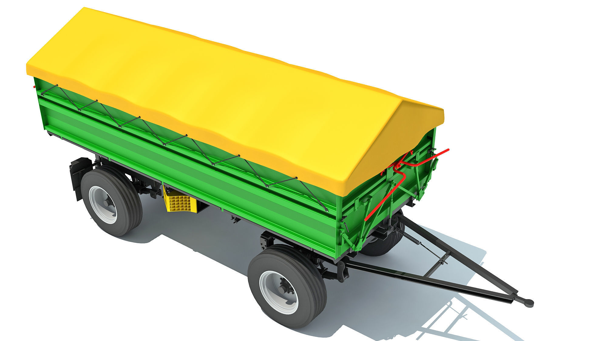 Farm Trailer 3D model_10