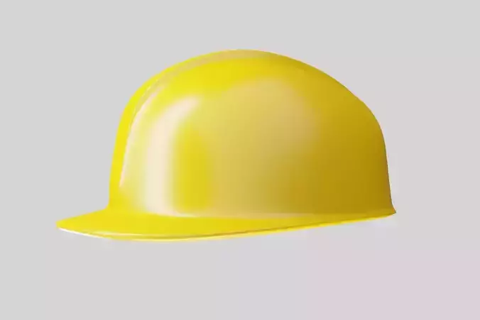 Construction yellow helmet
