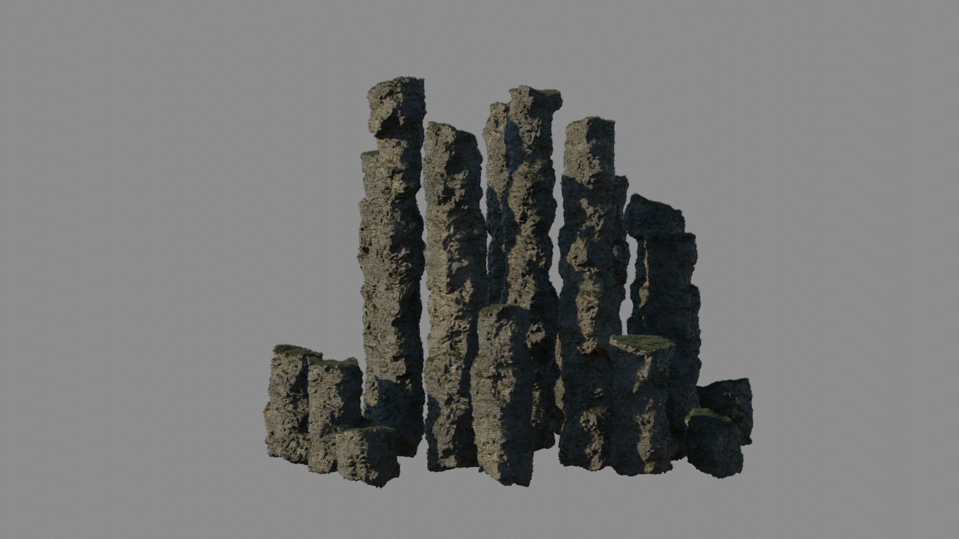 Procedural Cliff Generator - Blender Geometry Nodes 3D model_8