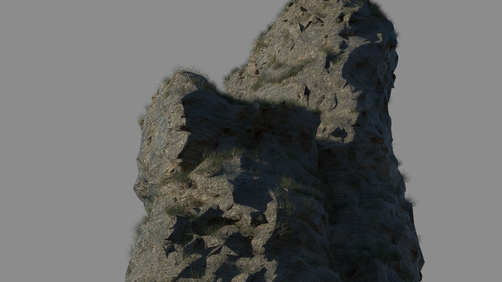 Procedural Cliff Generator - Blender Geometry Nodes 3D model_3