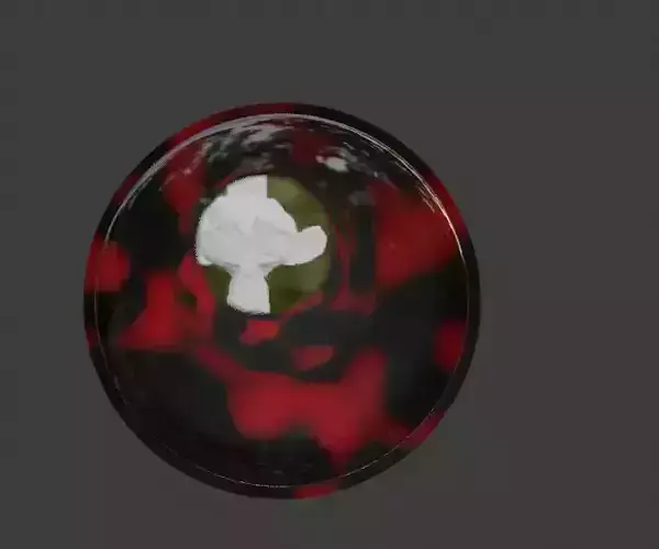 Realistic sniper scope effect 3D model