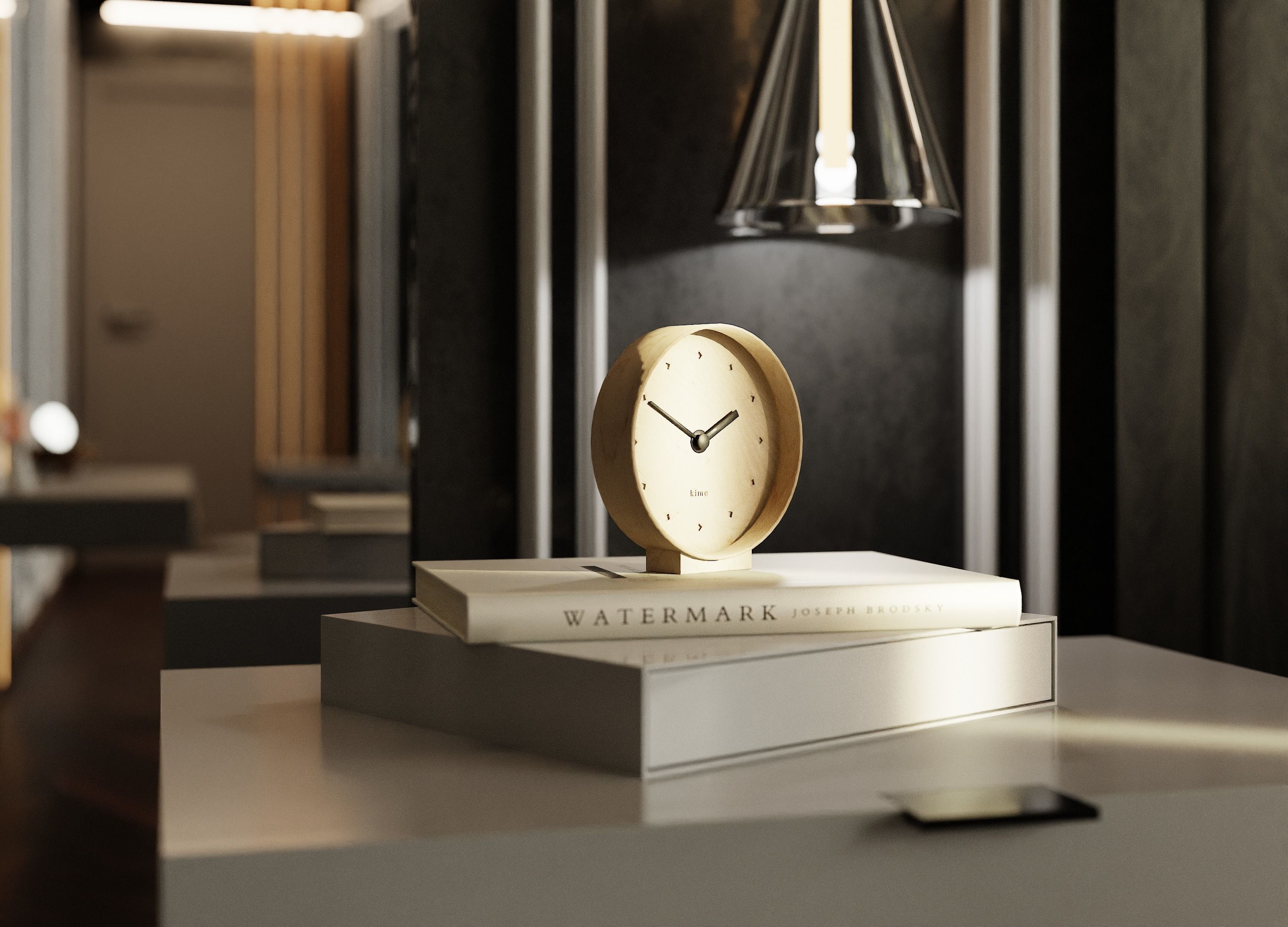 Photorealistic Interior Bedroom Scene In Native Blend File 3D model_9