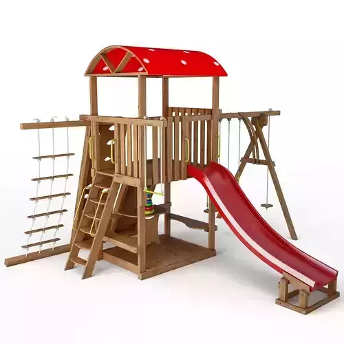 Children slide Mushroom 3D model