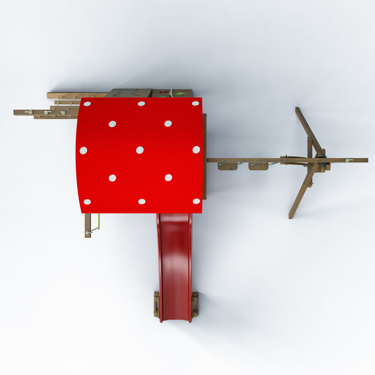 Children slide Mushroom 3D model_3