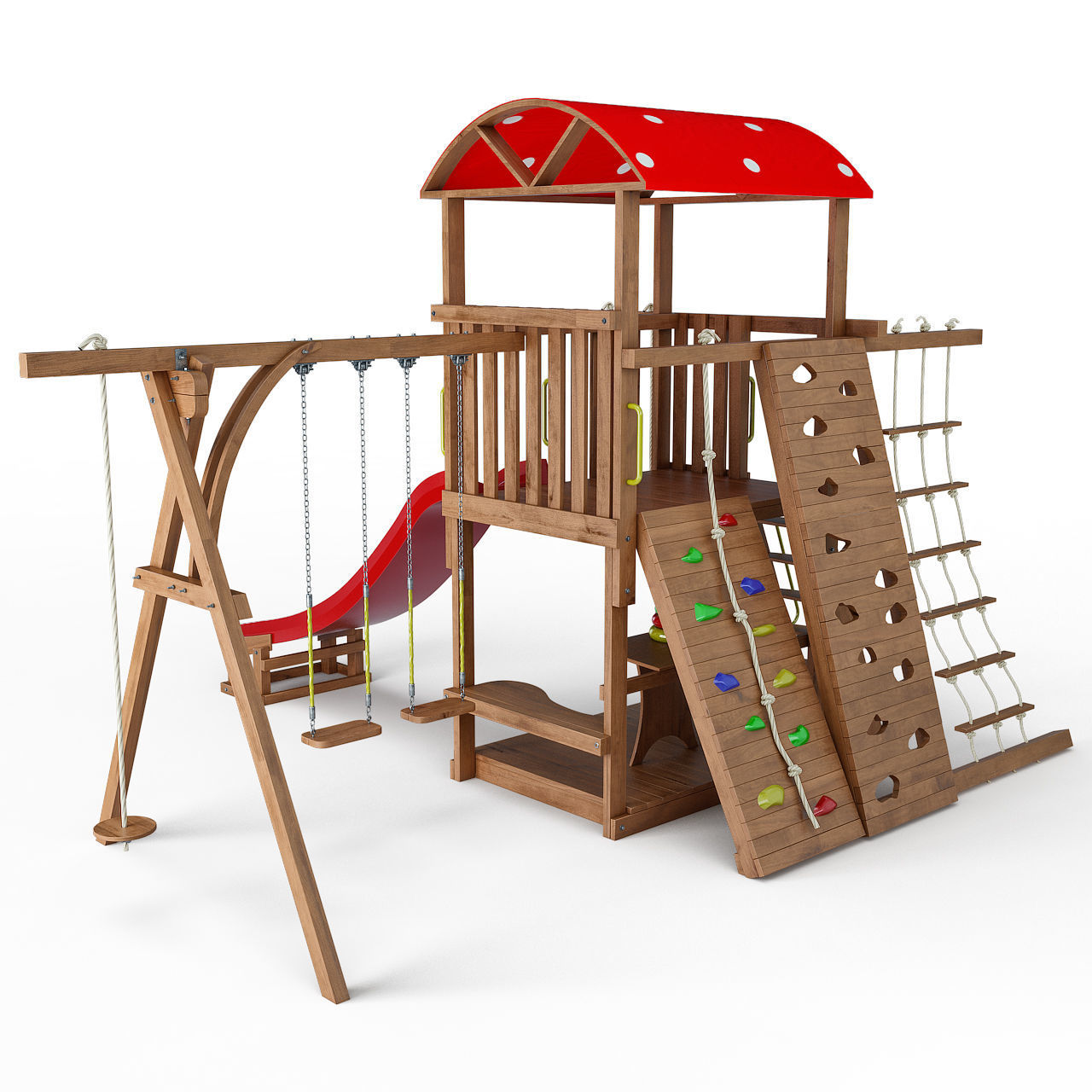 Children slide Mushroom 3D model_1