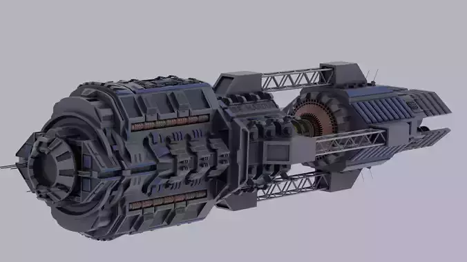 Scifi Ship ISS Marduk