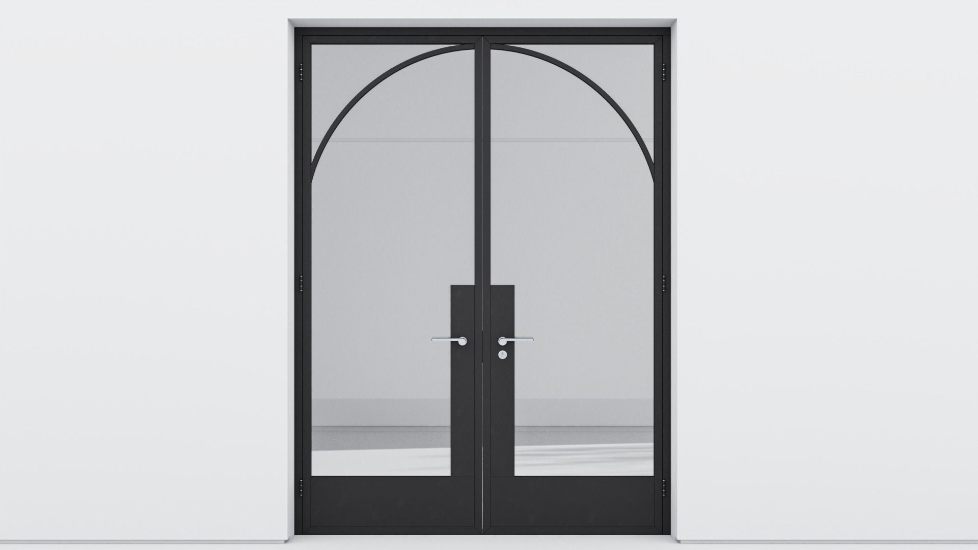 Aluminium door 34 3D model_1