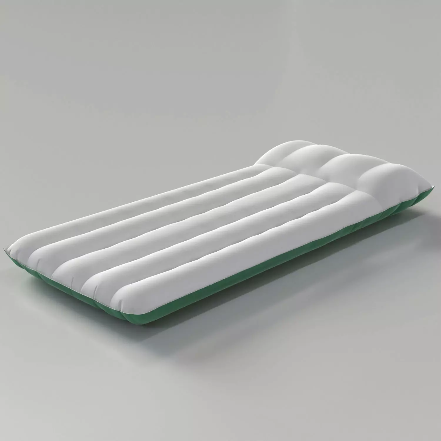 Inflatable Air Mattress Low-poly 3D model_0