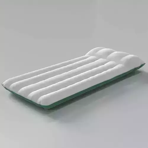Inflatable Air Mattress Low-poly 3D model