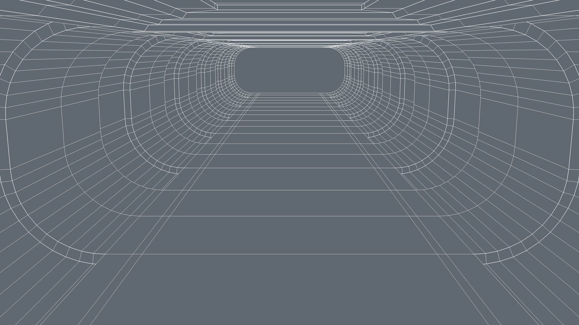 Sci Fi corridor 3D model_7