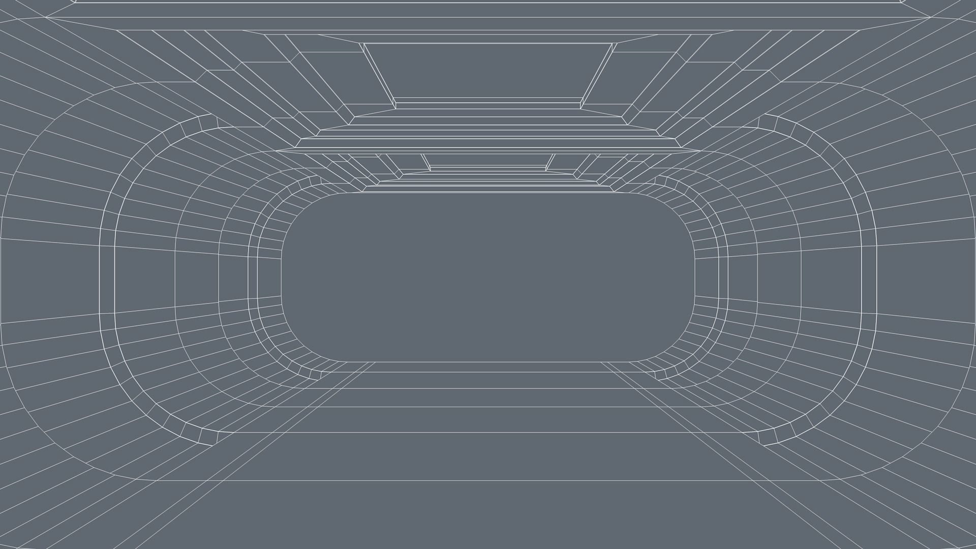 Sci Fi corridor 3D model_9