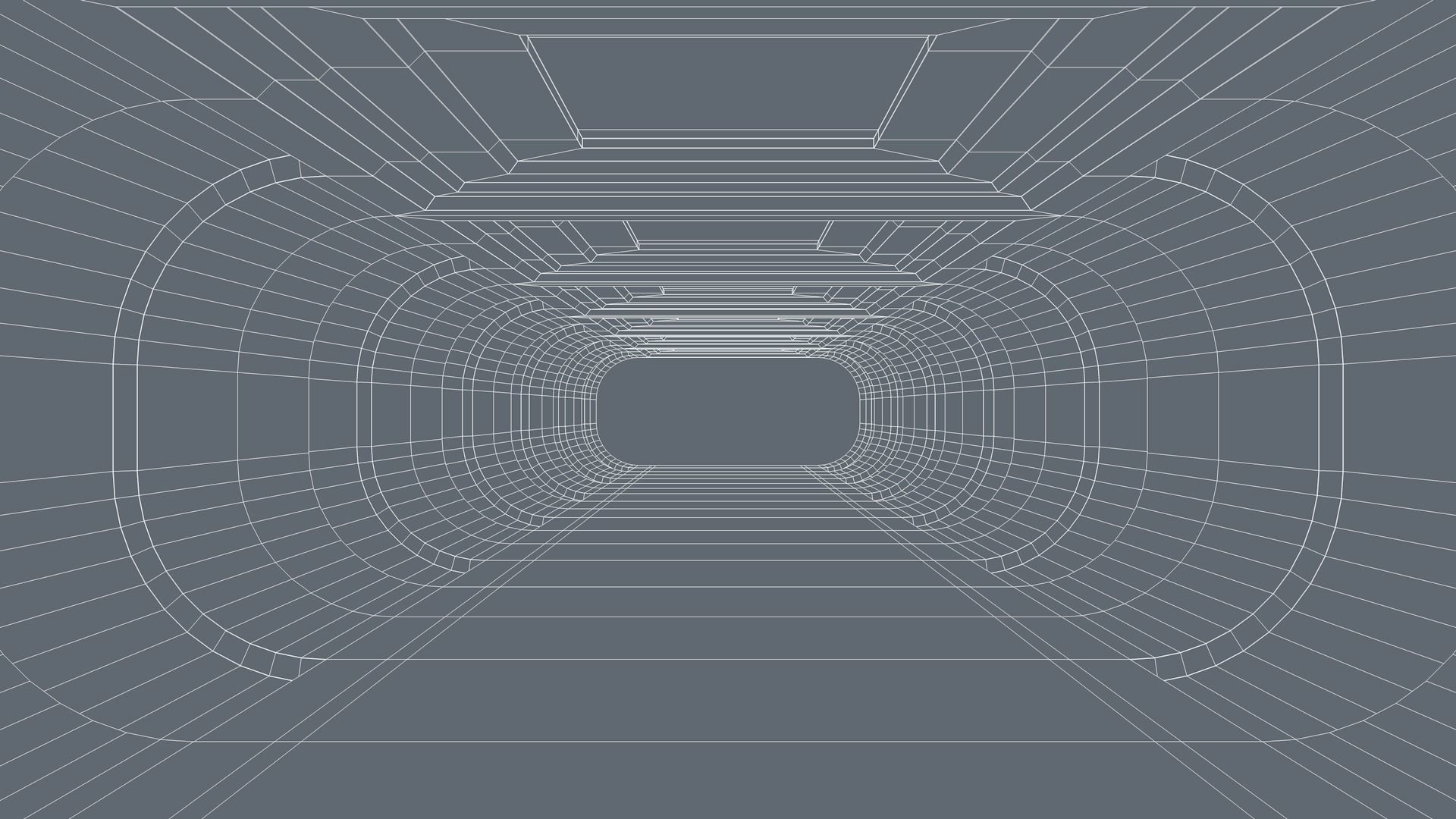 Sci Fi corridor 3D model_5