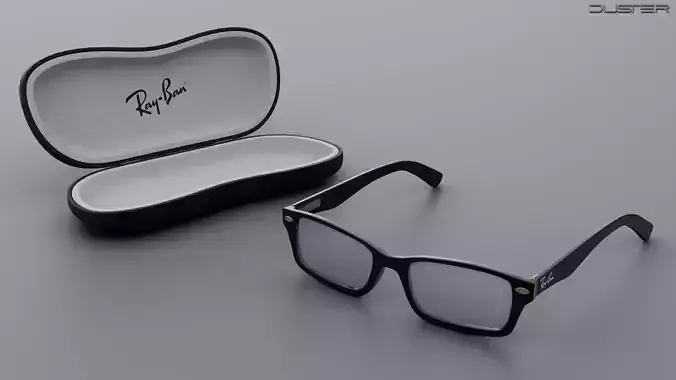 Ray-Ban glasses and case