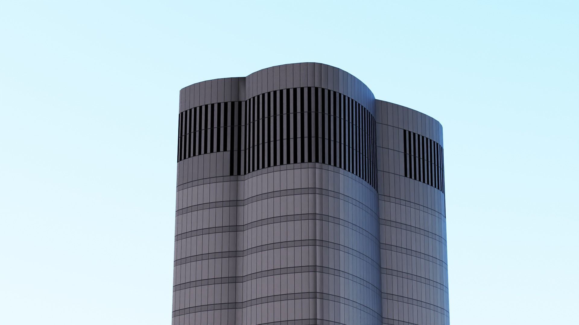 15 Hudson Yards Building Low-poly 3D model_2