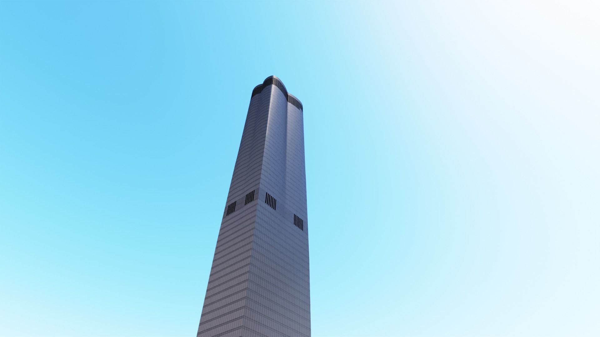 15 Hudson Yards Building Low-poly 3D model_3