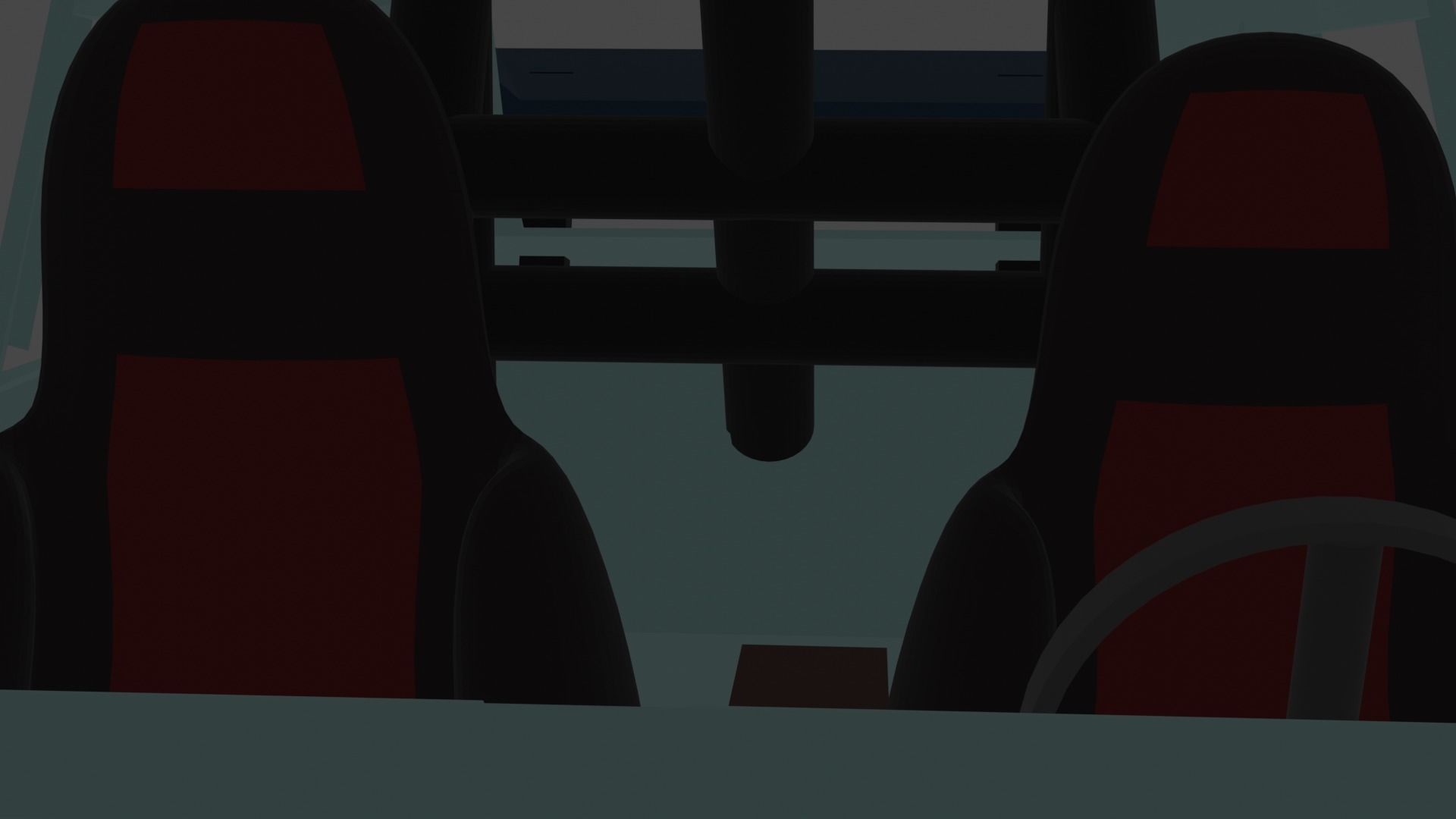 grandfather and grandson car 3D model_2