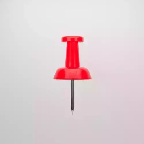Red pushpin