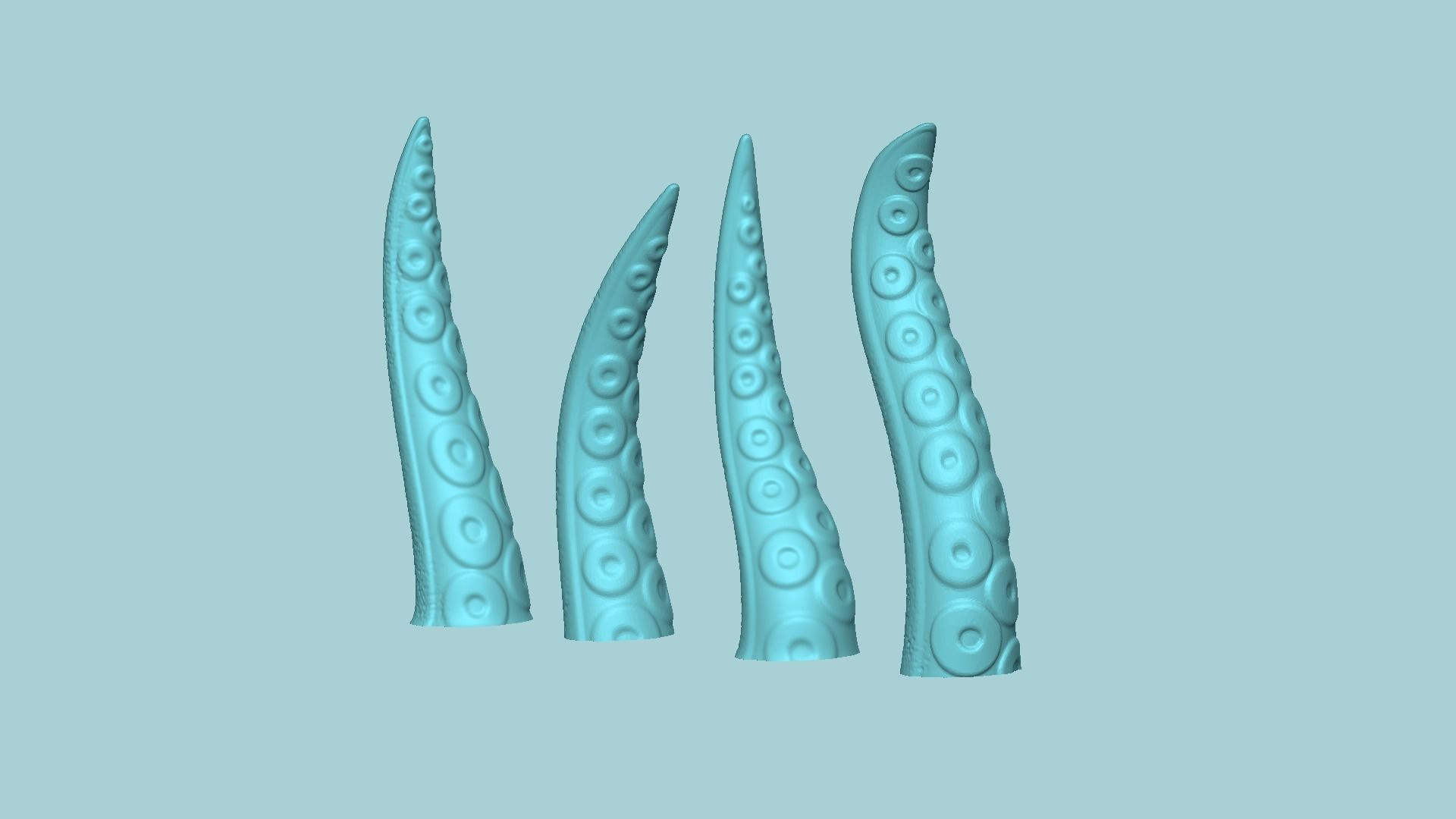 The Kraken - Sea Monster Creative Decoration - STL Printable 3D print model_9