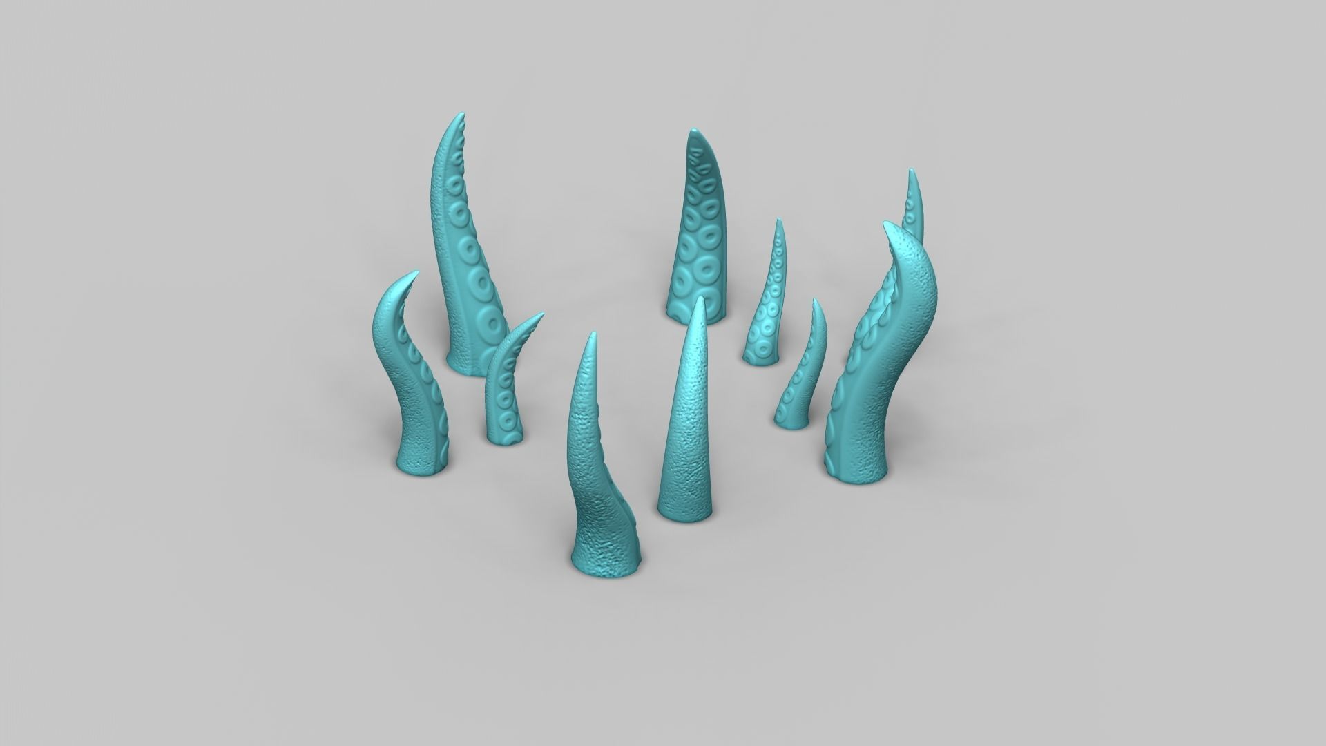 The Kraken - Sea Monster Creative Decoration - STL Printable 3D print model_13