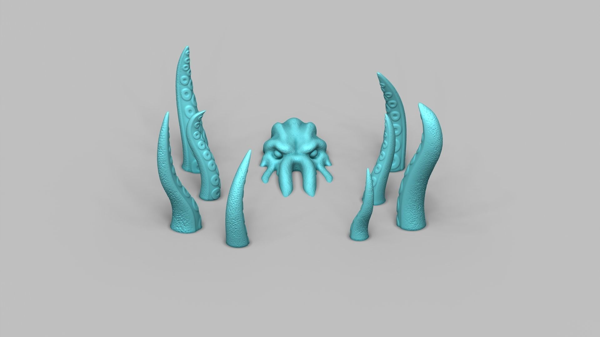 The Kraken - Sea Monster Creative Decoration - STL Printable 3D print model_3