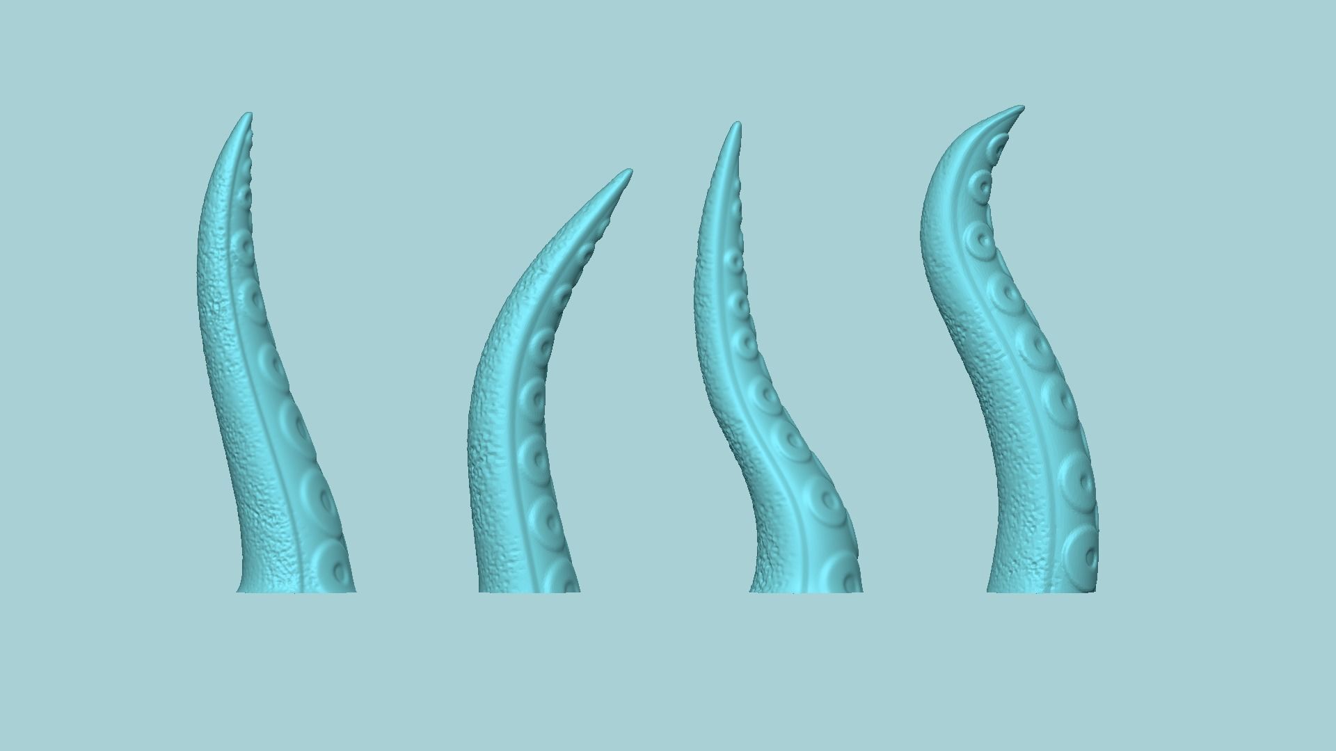 The Kraken - Sea Monster Creative Decoration - STL Printable 3D print model_8