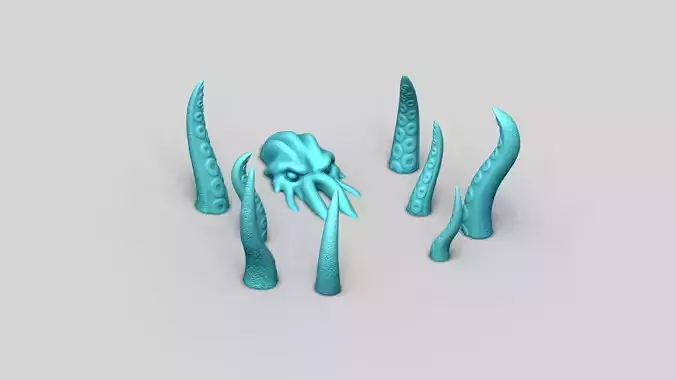 The Kraken - Sea Monster Creative Decoration - STL Printable 3D print model