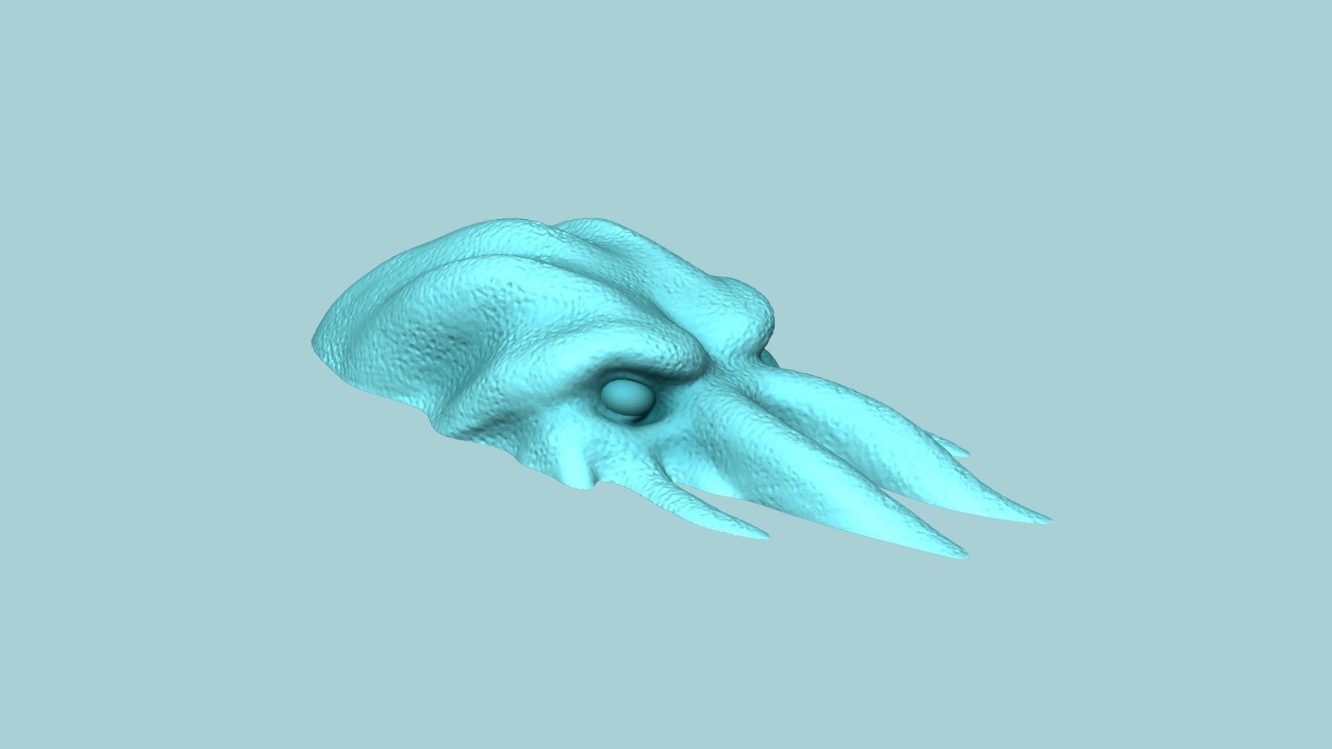 The Kraken - Sea Monster Creative Decoration - STL Printable 3D print model_6