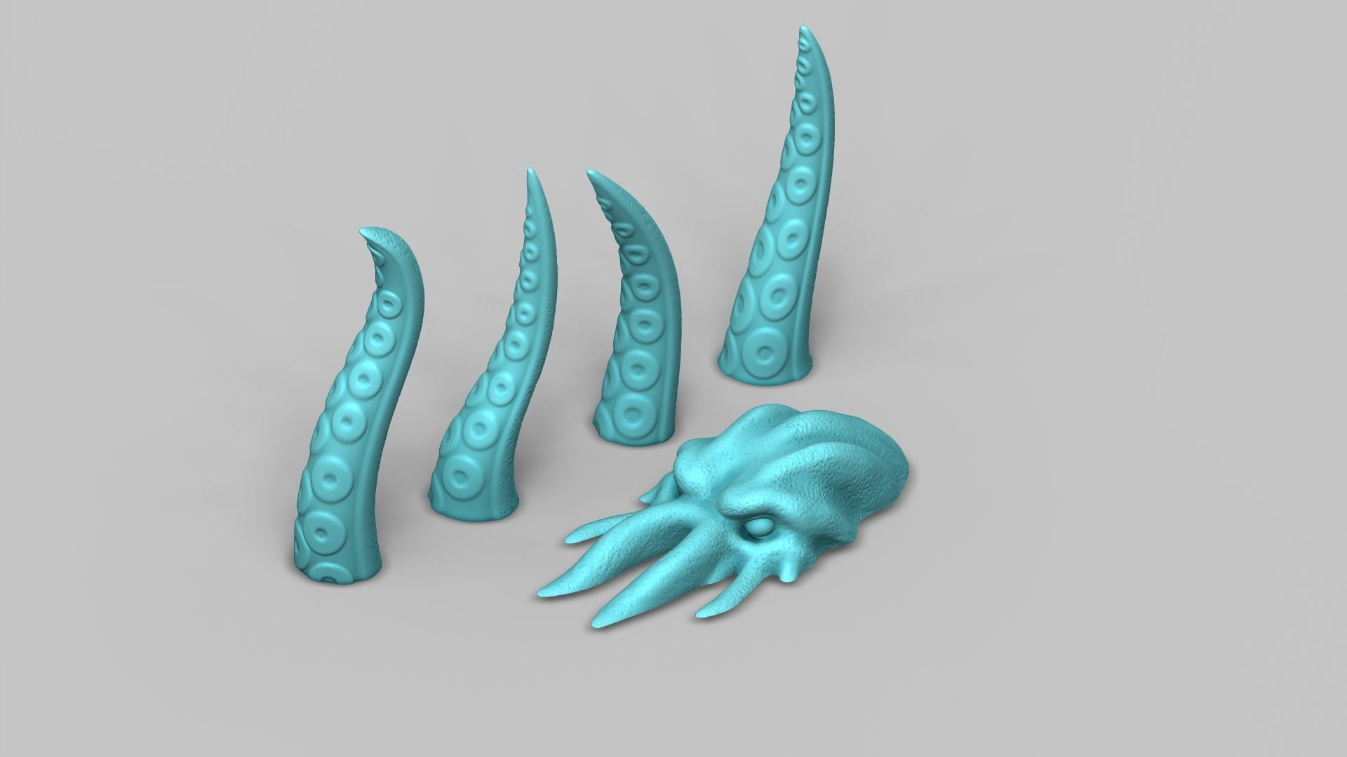 The Kraken - Sea Monster Creative Decoration - STL Printable 3D print model_1