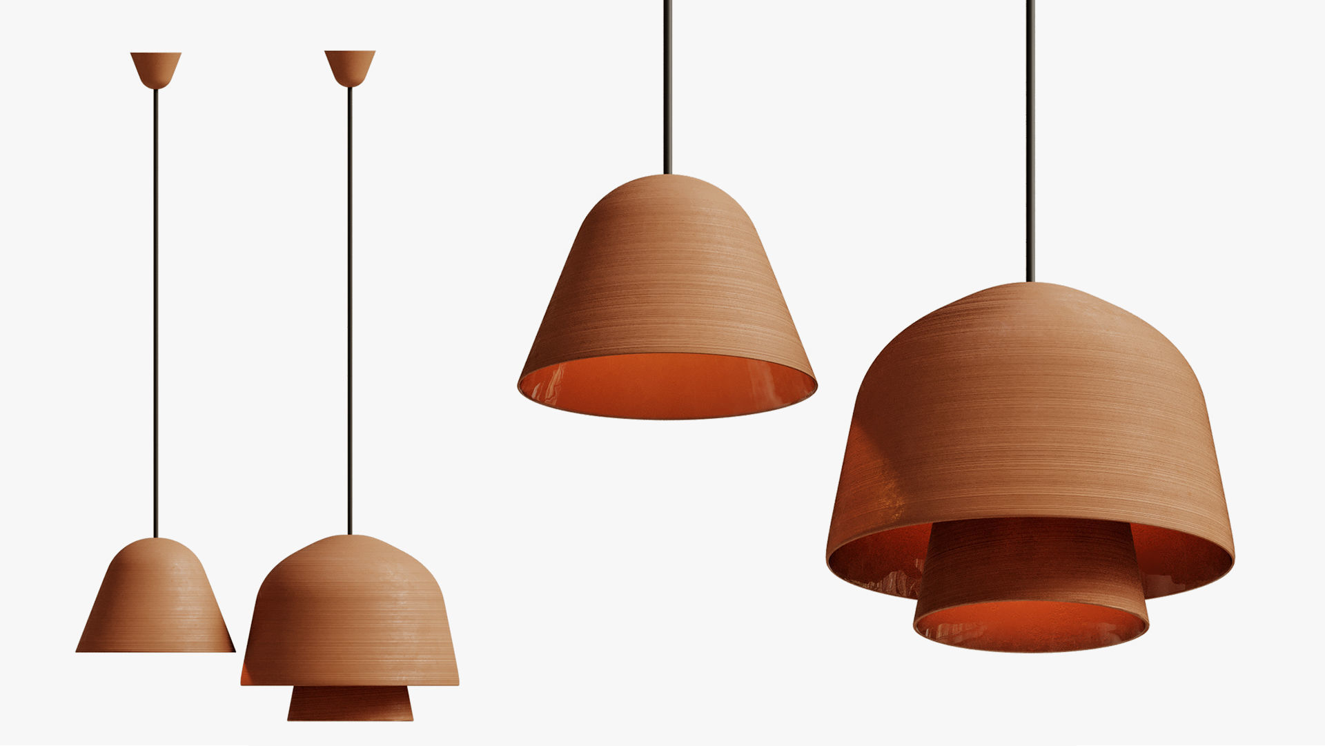 Okina pendant lamp 3D model_5