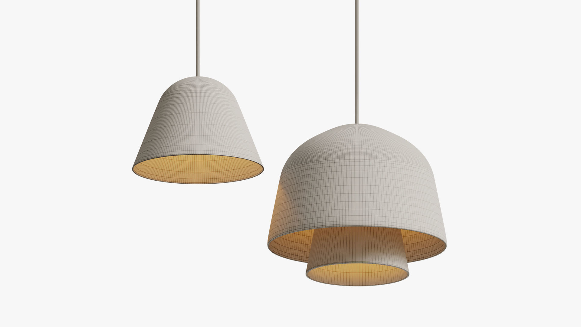 Okina pendant lamp 3D model_7