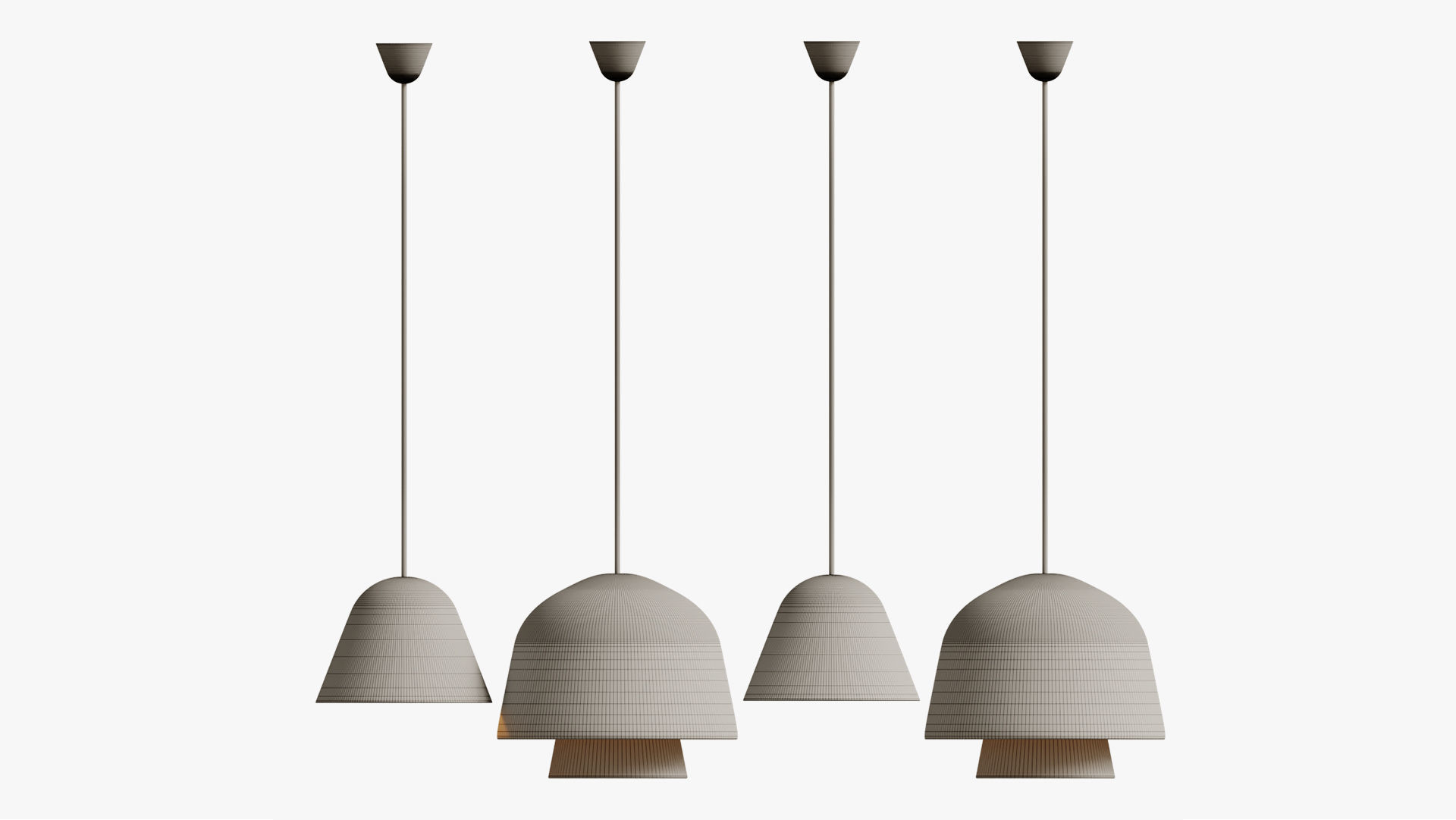 Okina pendant lamp 3D model_6