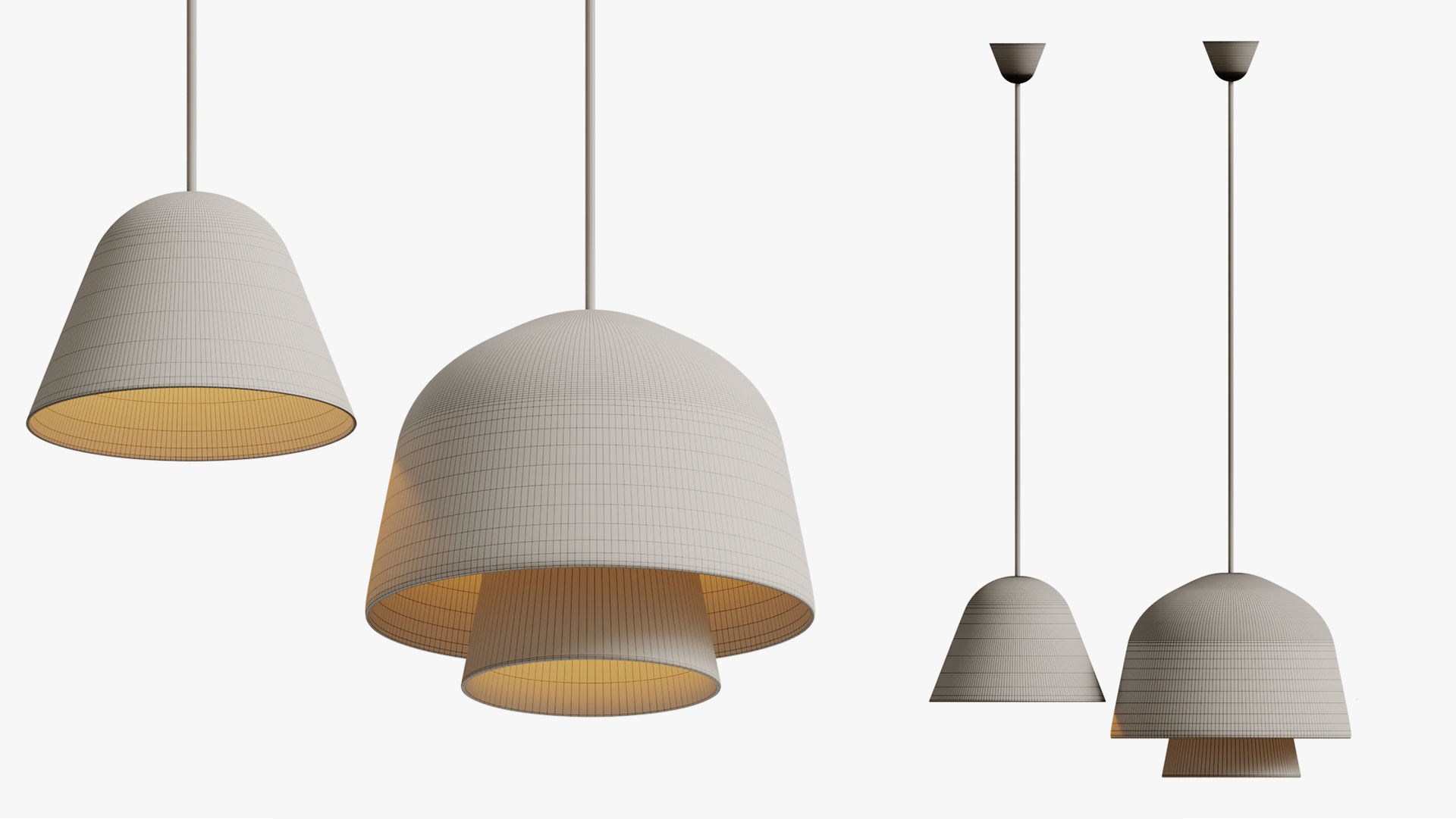 Okina pendant lamp 3D model_8