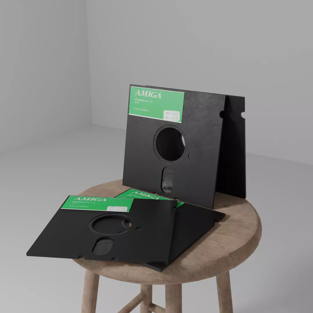 Floppy Disk - 1980 3D model_0