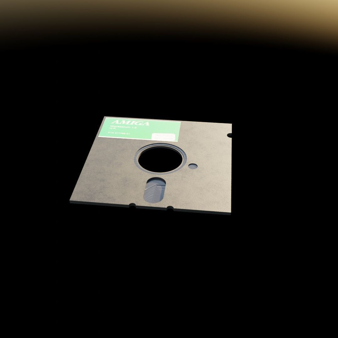 Floppy Disk - 1980 3D model_1