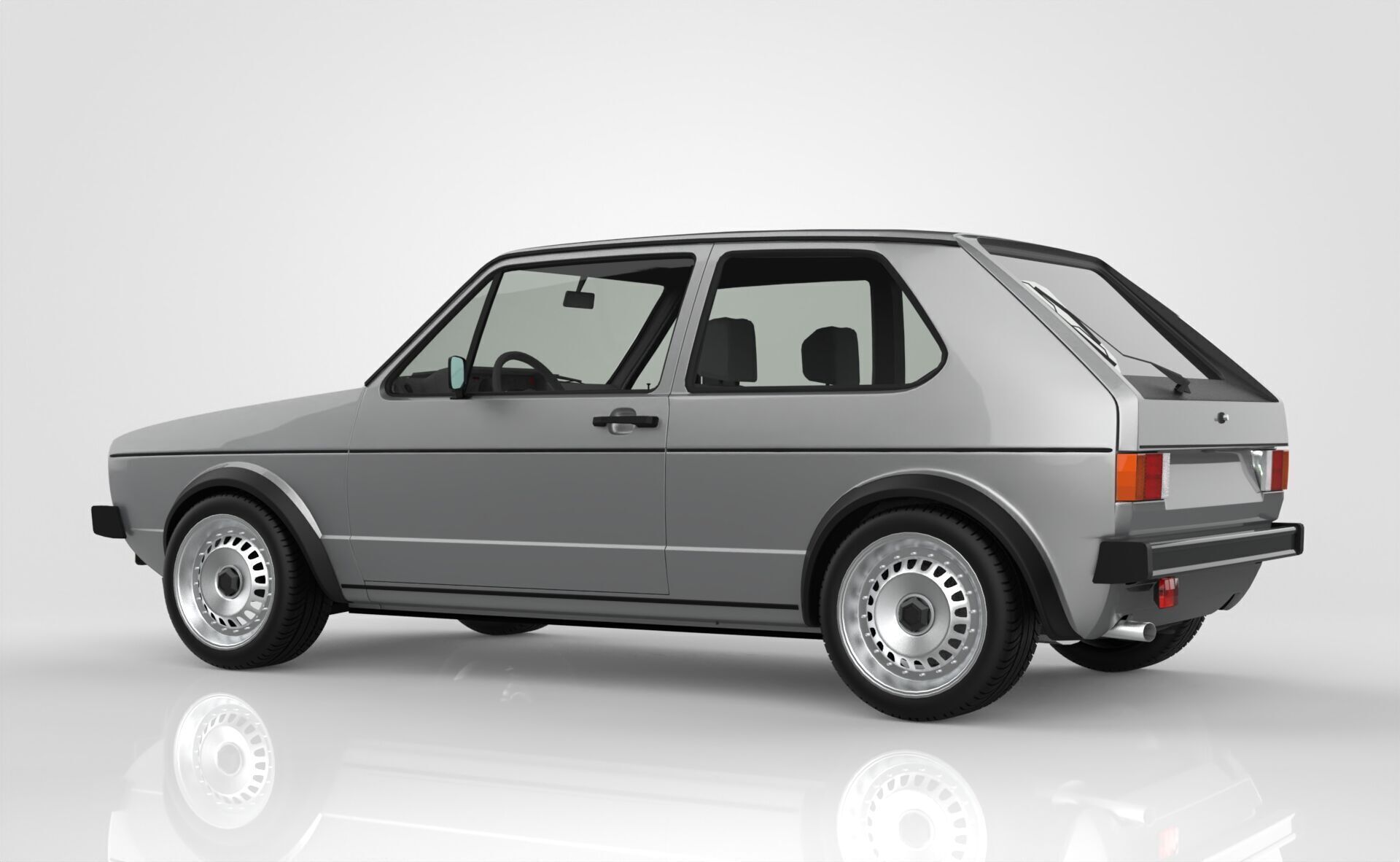 Volkswagen Golf Mk1 3D model_2