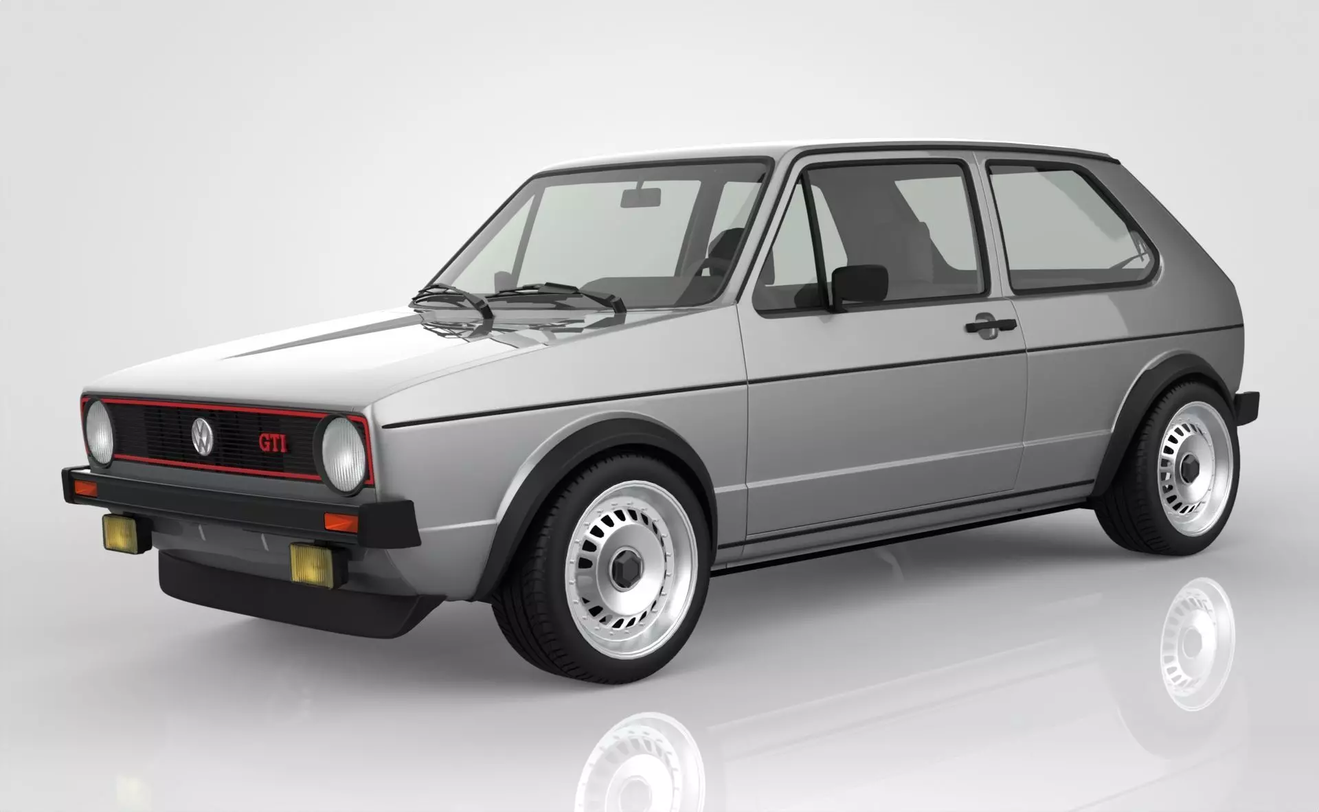Volkswagen Golf Mk1 3D model_0