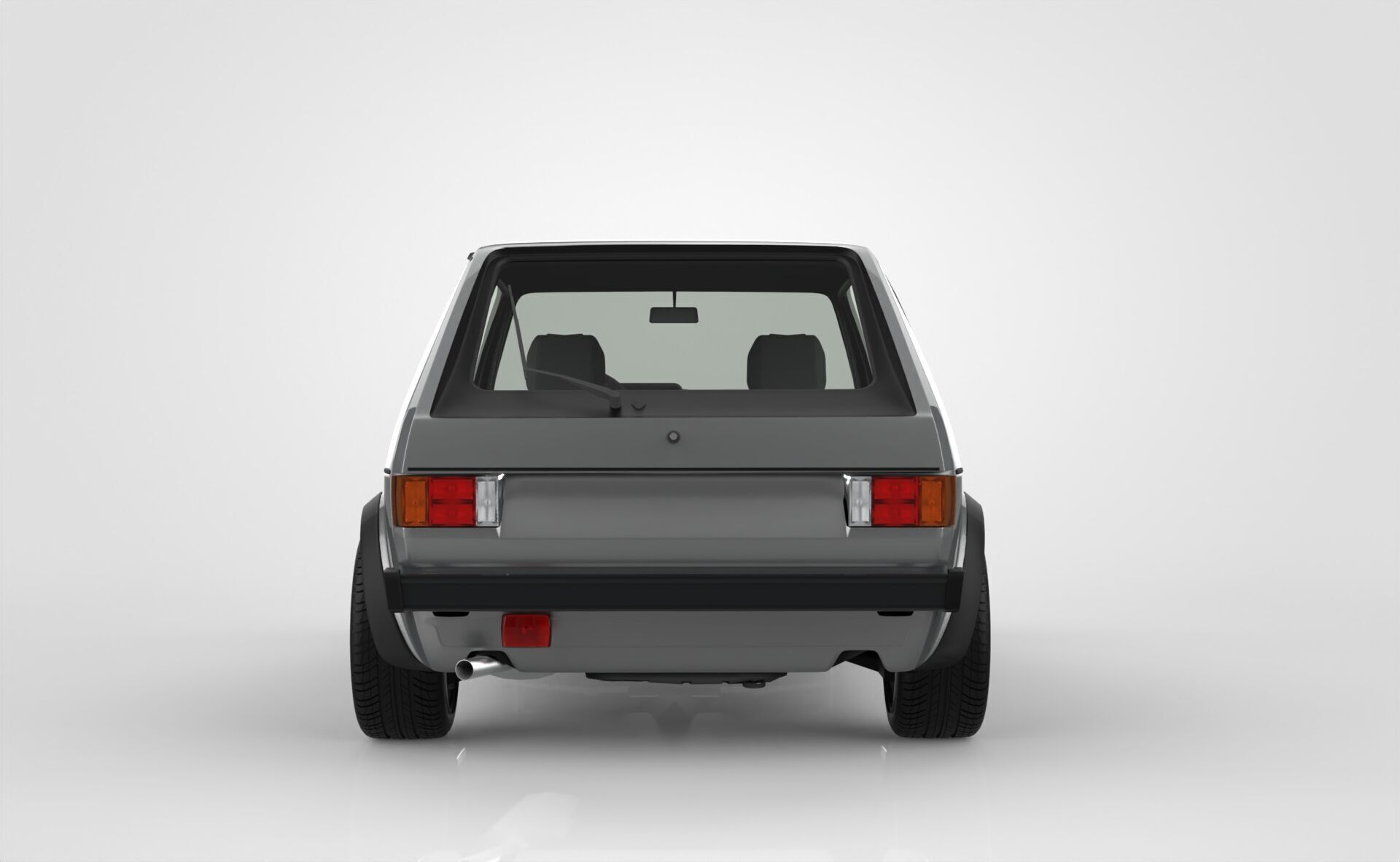 Volkswagen Golf Mk1 3D model_4