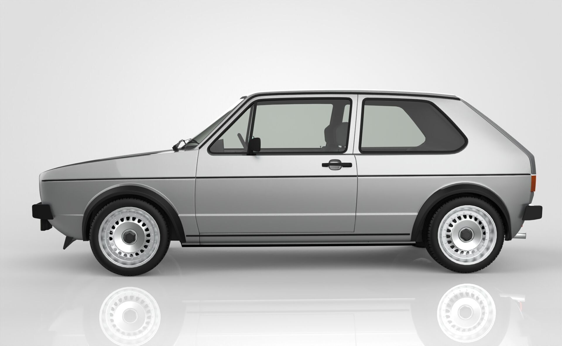 Volkswagen Golf Mk1 3D model_1