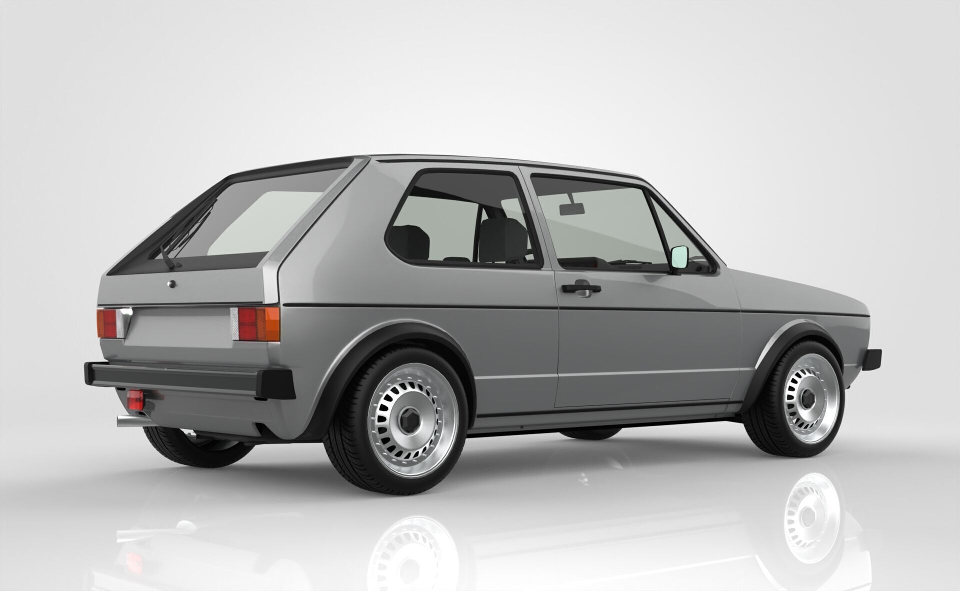 Volkswagen Golf Mk1 3D model_6