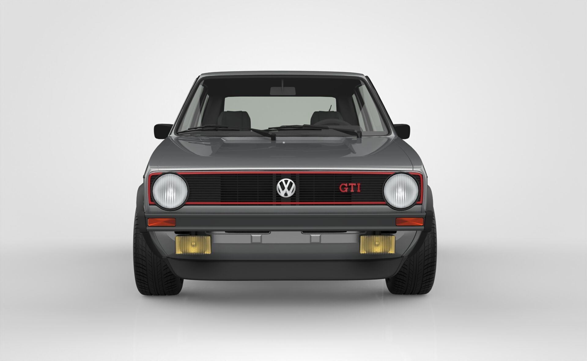 Volkswagen Golf Mk1 3D model_10
