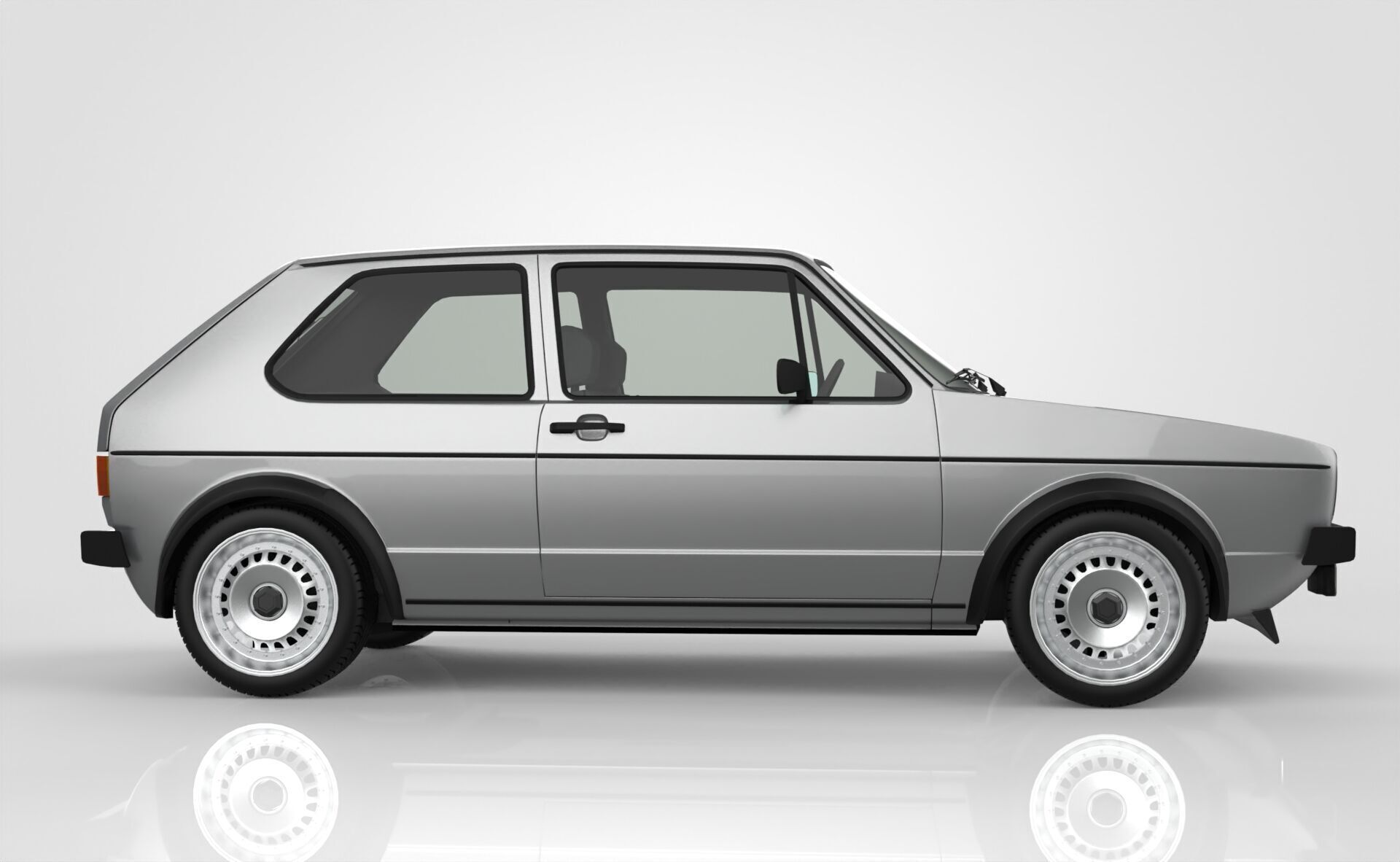 Volkswagen Golf Mk1 3D model_7