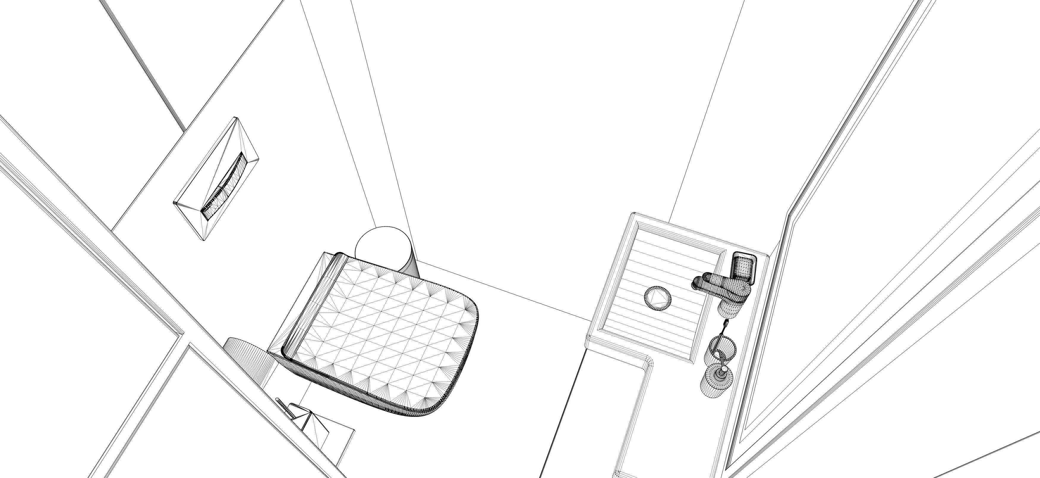 Simple bathroom Free 3D model_4