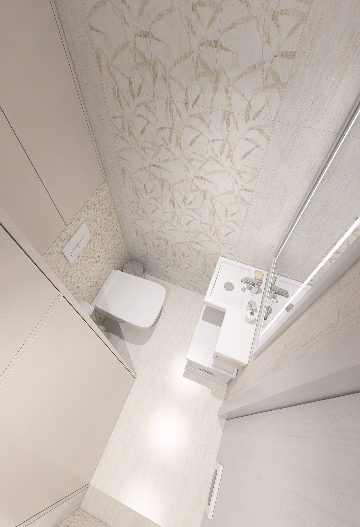 Simple bathroom Free 3D model_5